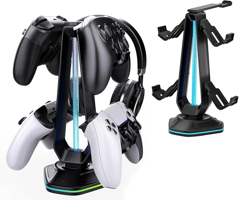 RGB headsetstativ med 9 ljuslägen