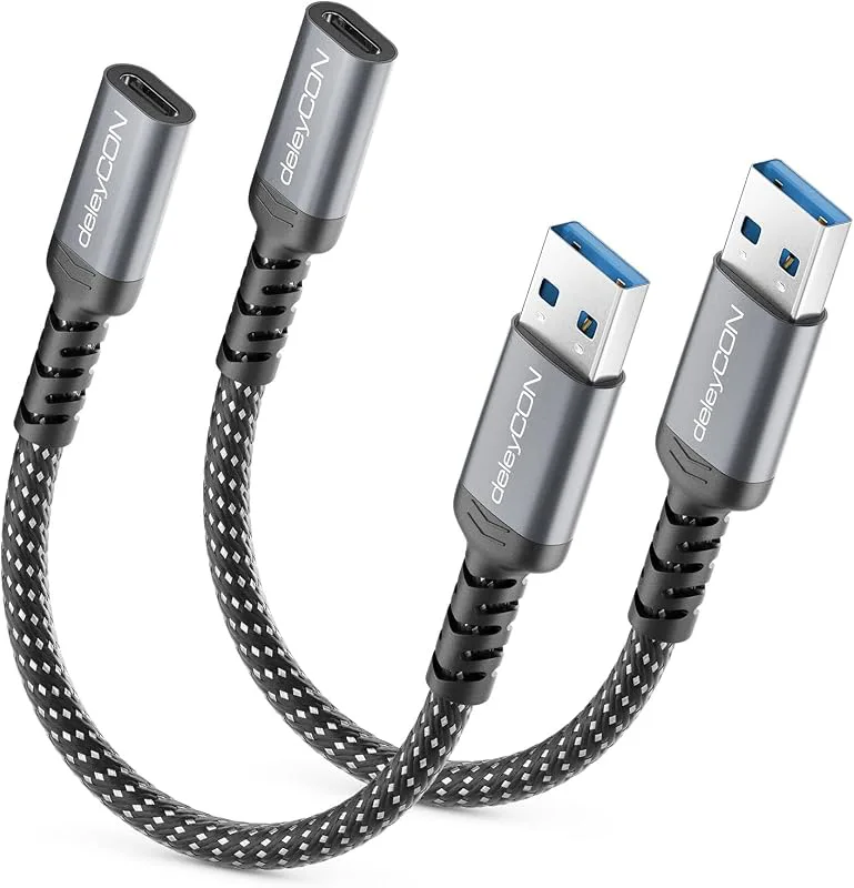 deleyCON 2x USB-C till USB-Adapter