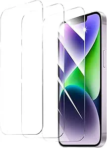 3 stycken skydd härdat glas för iPhone 14 Plus