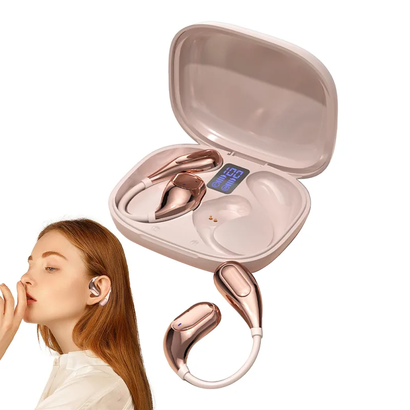 Generic hörlurar över örat, rosa