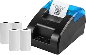 BDSHGRDH fotoprinter， 58 mm stationär POS-kassörskrivare USB Bluetooth-kvittoskrivare Restaurangförsäljning