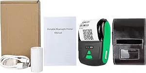 BDSHGRDH fotoprinter， Trådlös miniskrivare Bärbar kvittoskrivare Bluetooth