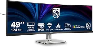 Philips 49B2U5900C 49 tum DQHD-skärm böjd