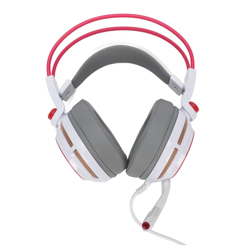 CFTGIW gaming-headset med surroundljud och vibration, USB