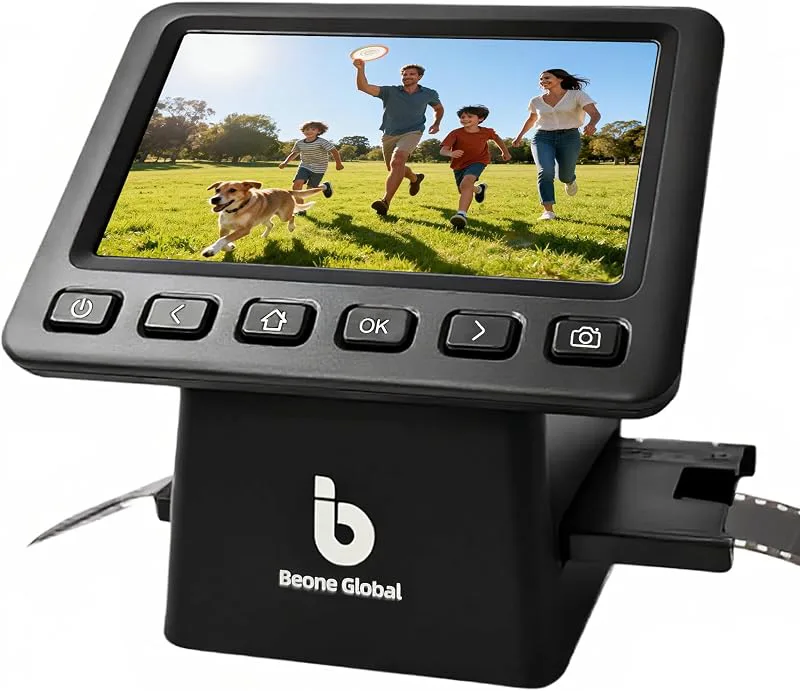 BEONEGLOBAL ClearScan P5 filmskanner med SD-kort