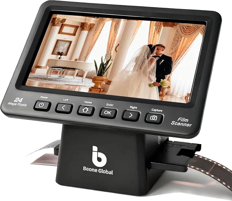 BEONEGLOBAL ClearScan P7 filmskanner med SD-kort