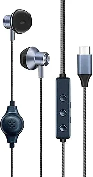 Trådbundna Hörlurar med Mikrofonbrusreducering, Multifunktionsknapp, Karaokehörlurar för Sång Under Liveframträdanden