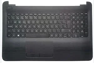 Keyboard Original Palmrest tangentbord kompatibelt med HP 250 G4 255 G4 256 G4