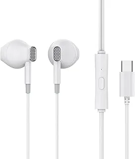 Trådbundna öronsnäckor av typ C – professionellt in-ear hörlurar med inbyggd mikrofonteknologi