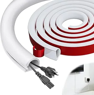 1,5 m mini kabelkanal vit