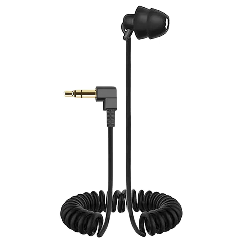 Generic trådbundna in-ear-hörlurar med fjäderkabel