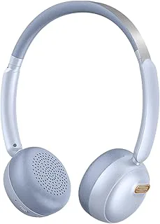 Trådlösa on-ear-hörlurar med lång batteritid, aktiv brusreducering, panoramaljud, anslutning med dubbla enheter