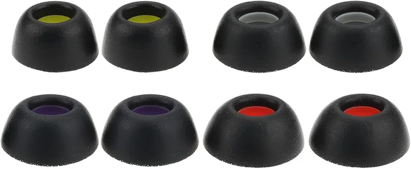 1 set minnesskum öronproppar kompatibel med Huawei Freebuds Pro 4 Pro 3 Pro 2 svart
