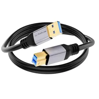 Werkybay USB B 3.0 skrivarkabel 0,2 m,