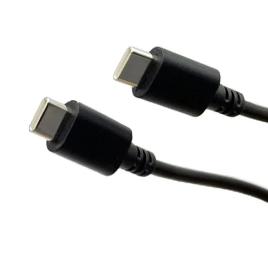 T-ProTek Svart USB-C till USB-C datakabel laddningskabel