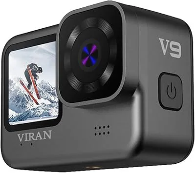 4K/60FPS WiFi Anti Shake Action Camera V9 Med Fjärrkontrollskärm Vattentät Vidvinkelsportkamera HöG UpplöSning