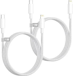 USB-C till Lightning-kabel 1 m 2-pack
