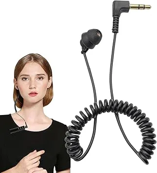 Enkelsidig hörlurar 3,5 mm