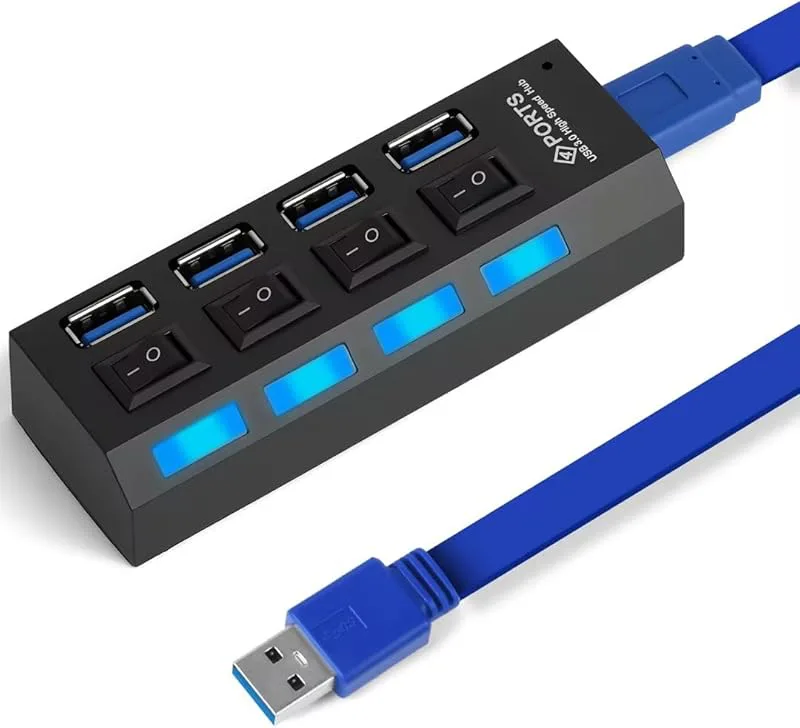 OFFCUP USB-hubb med 4 portar (1 USB 3.0 3 USB 2.0)