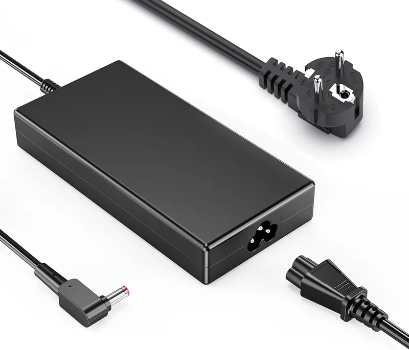 Bärbar spelladdare 180W kompatibel med Acer Nitro 5 7 V16 V14 V15 V17 AN517 AN515 AN715, Predator Helios 300 G3-571 G3-572 PH315-52 PH317-51, Triton 300 PT3 14-51 PT315-52, Aspire A715-serien