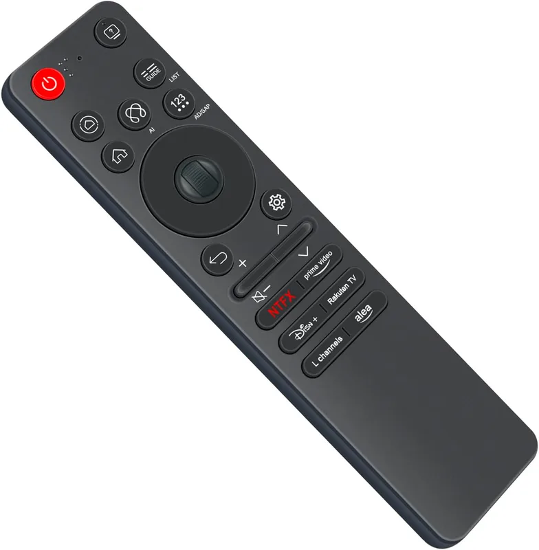 VINABTY MR25GA ersättningsspråk fjärrkontroll lämplig för LG AKB76046603 Smart TVs OLED48C54LA OLED55C54LA OLED65C54LA OLED77C54LA OLED83C54LA OLED65B