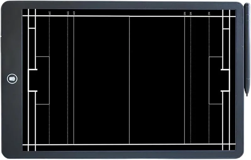 LCD-ritplatta – 16 handboll-taktiktavla LCD-skrivblock