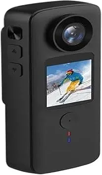 Actionkamera, 4K WiFi Anti-shake Actionkamera Dubbelskärm Vattentät Pekskärm Sportkamera