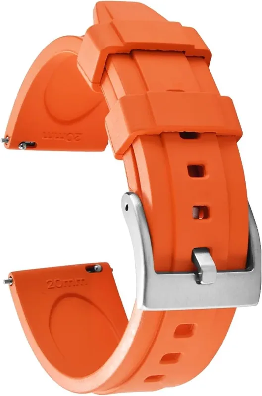 FKM Fluorubber Vattentätt Klockarmband Ersättningsrem Dykning Sport For Seiko Och For Huawei