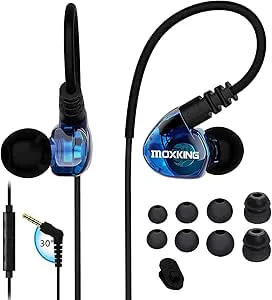 MOXKING Sport in-ear hörlurar kabelbundna in-ear hörlurar