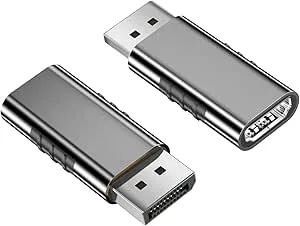 SHYYOULQE 4K till HDTV-adapter PC till bildskärmar omvandlare video 4K hane till hona för skrivbord till Uhd-adapter