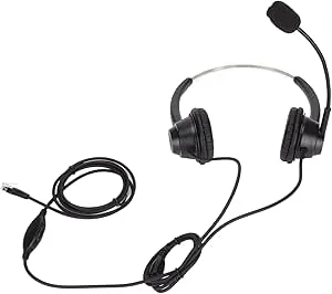 BONKZEBU High Definition Noise Cancelling Call Center-hörlurar
