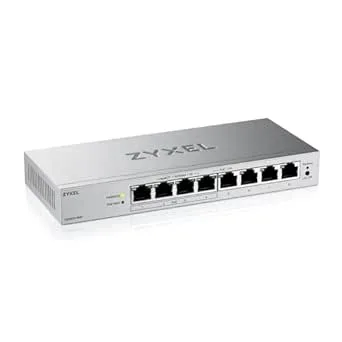 Zyxel PoE-switch 8-port
