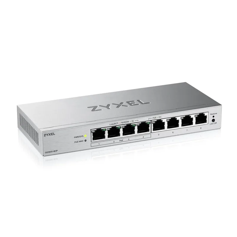 Zyxel GS1200-8HPV3-EU0101F switch