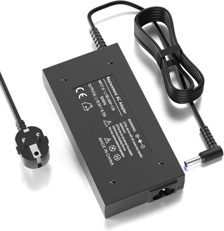 Laddare 120W kompatibel med HP USB C dockningsstation strömkabel G5 5TW10UT 5TW10AA 26D32AA 5YH27AV 72C71AA 78L94AA G2 5