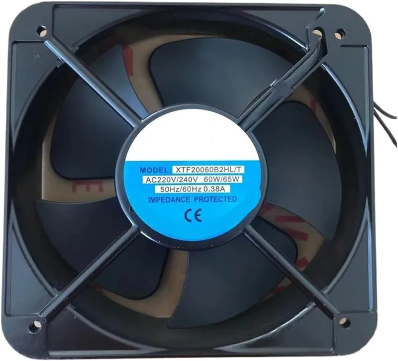 Kylfläkt för server XTF20060B2HL/T AC 220–240 V 0,38 A, 200 x 200 x 60 mm