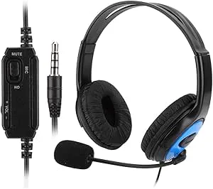 Cryfokt ABS Gaming Headset Klart Ljud Brusreducerande
