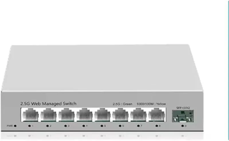 8-Port 2.5GBE Smart Managed Network Switch