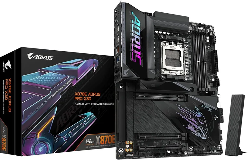 Gigabyte X870E AORUS PRO X3D moderkort