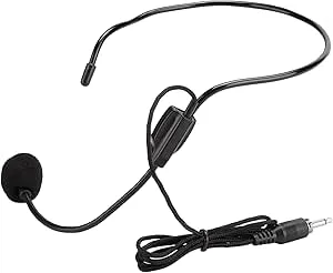 ERYUE Headset Mikrofon Enkelriktad Klart Ljudkvalitet Trådbunden