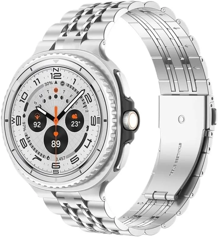 Klockarmband i rostfritt stål passar Samsung Galaxy Watch 8 40/44/46mm