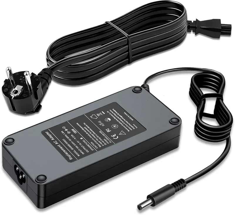 180 W AC-adapter kompatibel med Dell Dock WD19 K20A001 D6000 D6000S dockningsstation affärsskärm Doc k WD15 K17A001 Thunderbolt Dock WD19TB WD19TBS TB