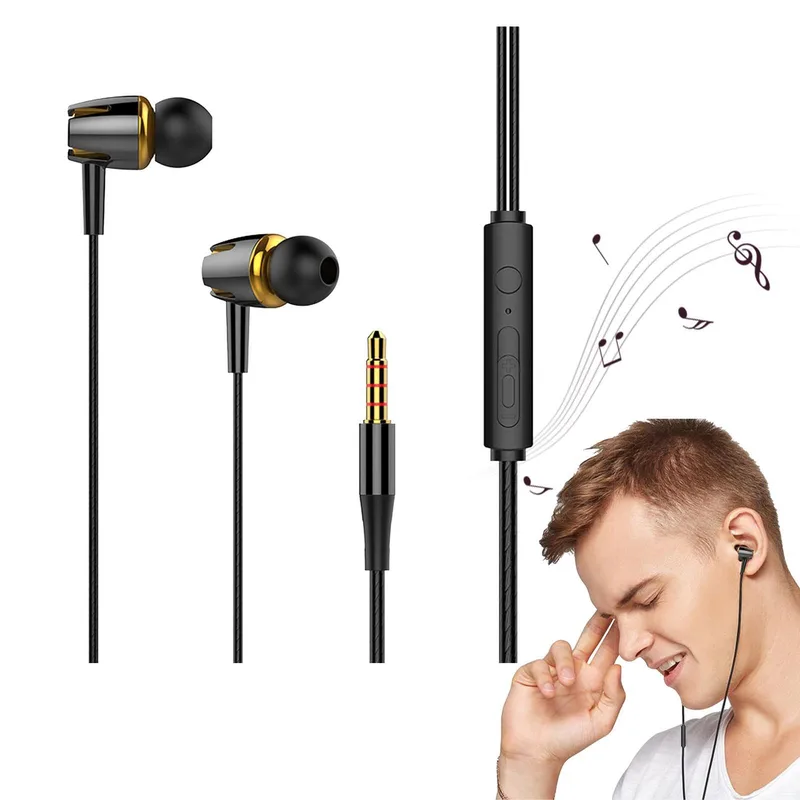 Generic in-ear-hörlurar som lyser i mörkret, TPE 145x105x10mm