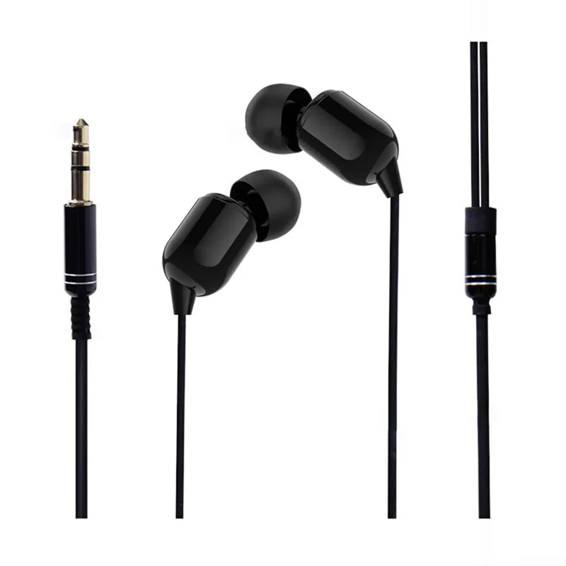 In-ear-hörlurar med 3 meter extra lång kabel