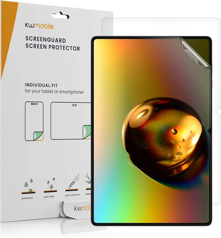 kwmobile 2x Tablet Protective Foil Compatible with