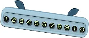 Jonlaki Multifunktionell Bil Främre Telefonnummerskylt