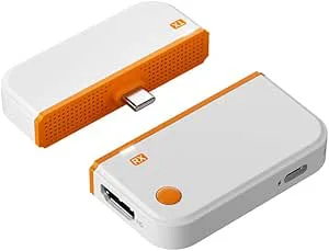 Tosuny USB C Trådlös HDMI-sändare och Mottagare, UHD 4K-avkodningsingång, 1080P 60Hz-utgång, 50M, Trådlös Skärmadapter för Streaming Av Video och Ljud Till Bildskärm Från Telefon/dator