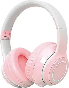 Cryfokt Vikbart Trådlöst Headset med Gradientfärg med