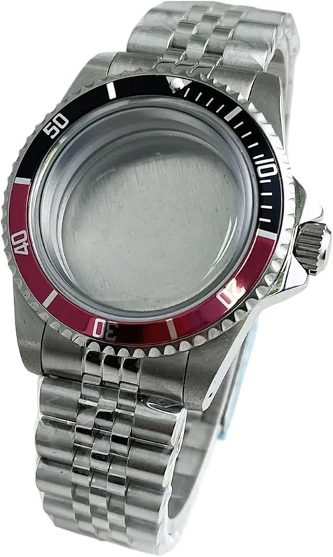 1 st 39,5 mm klocka Retro Shell Dome Glass Passar Urverket for NH35A/36/34 Boett Med Bandbredd 20 Armband Tillbehör