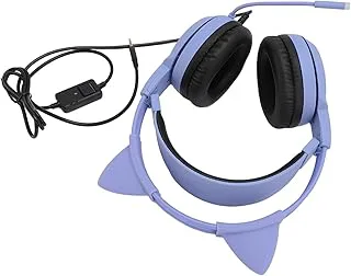 Gaming Headset Söta Kattöron Stereo Over Ear-hörlurar