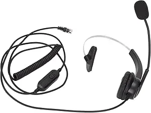 Generic Telefonheadset Brusreducerande Bekväm Justerbar för Callcenter,